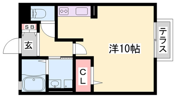 ジュネス清水の物件間取画像